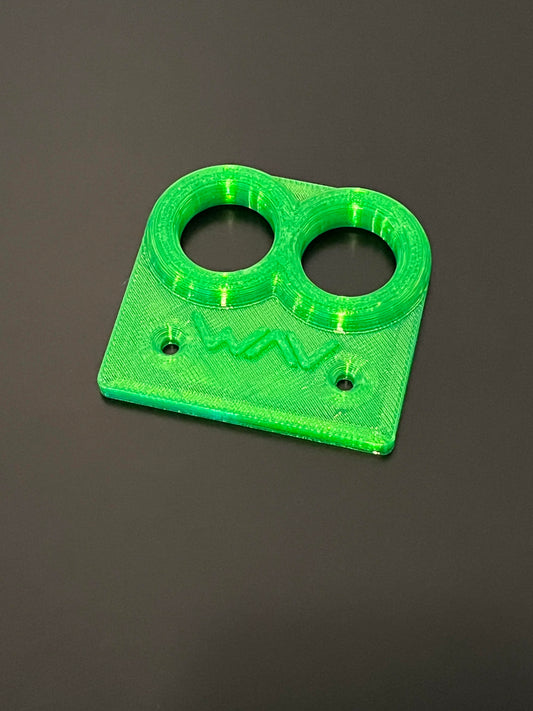 1" Double Hole Flat