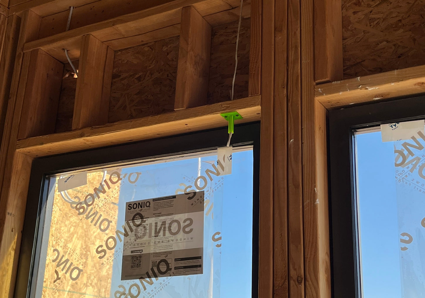 Small Stub-Out Bracket (shade wire, security sensors etc.)