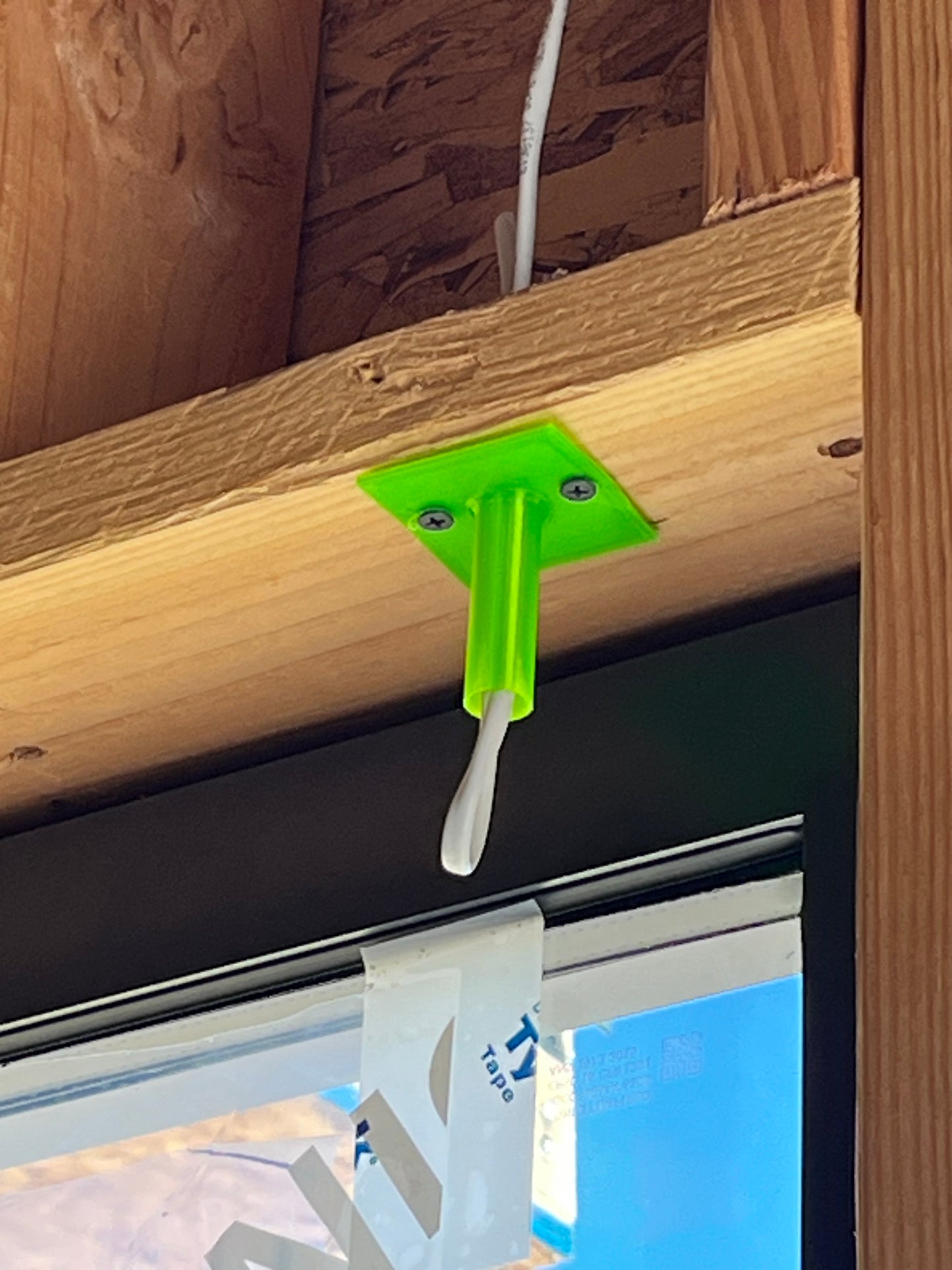 Small Stub-Out Bracket (shade wire, security sensors etc.)